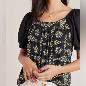 Anthropologie Maeve Catania Top Size Small